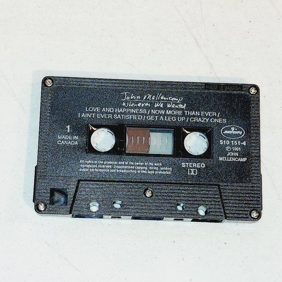 John Cougar Mellencamp lot of 3 Cassette Tapes- tested and works 1980's - Picture 9 of 10